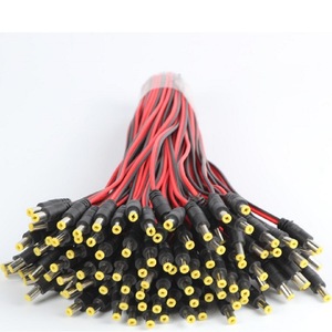 Dc Male Plug Cable Red Black Surveillance Power Supply <b>Wire</b> 5.5x2.1mm For <b>Camera</b> Monitoring Accessory - Product Image 3