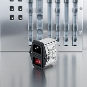 Módulo de entrada de energía con doble toma IEC 320 C20 AC y filtro de ruido EMI EMC - Product Image 1
