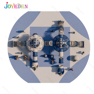 Combinaison de jeux de plein air pour jardin d'enfants, glissière en plastique, <span class=keywords><strong>grand</strong></span> ensemble d'équipement de terrain de <span class=keywords><strong>jeu</strong></span> extérieur pour enfants - Product Image 3