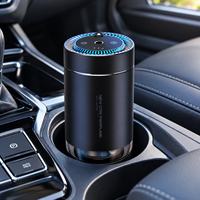 Diffuseur d'huiles essentielles portable pour voiture, aromathérapie, batterie, ultrasonique, désodorisant automatique pour voiture