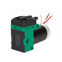 Pompe à air miniature PENGPU 12V/24V CC sans balais, pompe à diaphragme sans huile, pompe d'analyse d'échantillonnage de gaz