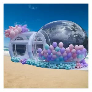 Big Siepolyester Inflatable Transparent Bubble House Inflatable Bubble House For Kids