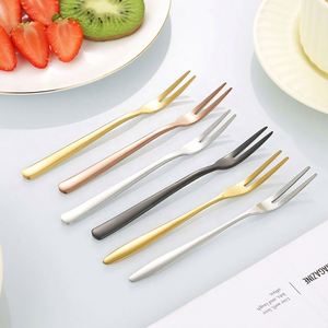 Fourchettes à escargots en acier inoxydable avec logo personnalisé, fourchettes portables pour cocktails, salades et fruits, idéales pour les fêtes et les voyages - Product Image 5