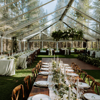 TENTCHO Fabricant de tentes en verre de luxe, grande tente de réception extérieure, tente de mariage, tente de fête pour 500 personnes pour les événements