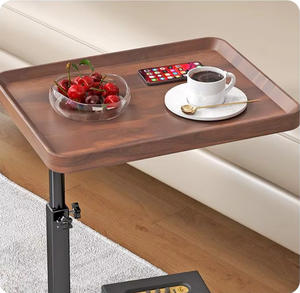 Mesa auxiliar de madera de diseño nórdico moderno, estante de café cuadrado para uso doméstico, mesa de esquina en forma de <span class=keywords><strong>C</strong></span> para sala de estar y dormitorio - Product Image 4