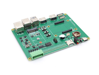 Placa Base Original Raspberry Pi CM5 con Función PoE, Placa de Expansión Integrada con Puerto RS485/RS232/Gigabit Ethernet