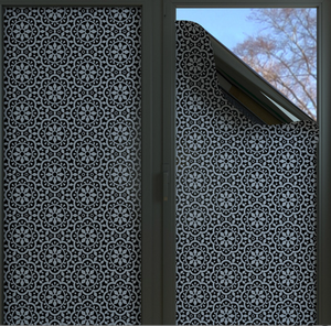 No Glue Black/White PVC <strong>Vinyl</strong> Window Film <strong>Blackout</strong> Window Film - Product Image 4