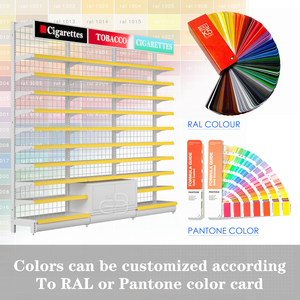 New Lightweight Metal Acrylic <strong>Cigarette</strong> <strong>Shelf</strong> In Combination With Floor Cabinets And Light Boxes <strong>for</strong> Tobacco Specialty Stores - Product Image 5