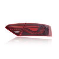 Feux de voiture LED rouges Auto-y pour Audi A5 2008-2016, feux de circulation à aileron de dragon, feux arrière RGB, accessoires de voiture