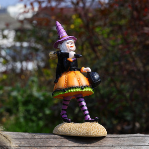 Scultura artistica in resina su misura statua della strega ornamenti d'arte artigianali regalo giardino figurina decorazione per la casa - Product Image 3
