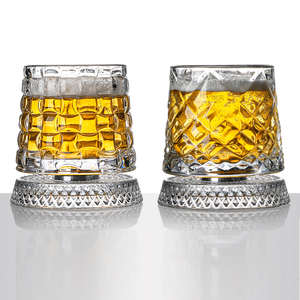 Bicchiere da Shot in Vetro di Lusso Leggero e di Alto Valore, Design con Fondo Rotante e Funzione Decompressione per Whisky - Product Image 2