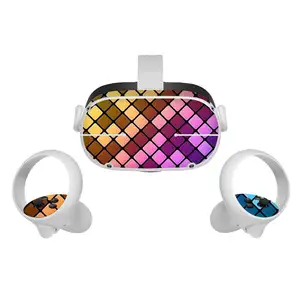 2024新款oculus quest 2贴纸手柄保护膜保护皮肤贴花PVC可拆卸VR多合一眼镜