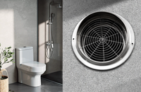 Capuchon d'aération pour grille externe ronde anti-pluie Hvac