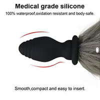 Jouets sexuels télécommandés en silicone, jouets anaux sexy, plug anal vibrant en silicone en forme de queue de renard pour femmes, couples et hommes