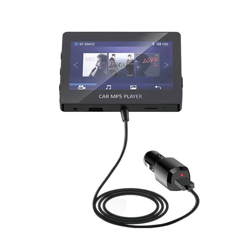 YEOPARM M6 carro mp5 player 4.3 polegadas HD display 2 DIN MP3 MP4 kit carro transmissor FM player de vídeo rádio do carro de controle remoto