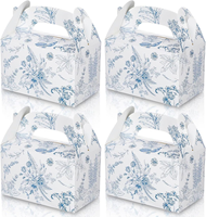 Cajas de Regalo para Baby Shower con Diseño de Arca de Noé, Ecológicas, de Materiales Reciclados, Rígidas, con Laminado Mate, Recubrimiento UV y Brillo