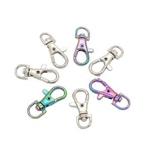 EWANG En gros Mousquetons rotatifs en alliage de zinc or rose arc-en-ciel pour chiens, crochets mousquetons métalliques pour accessoires de sac - Product Image 4