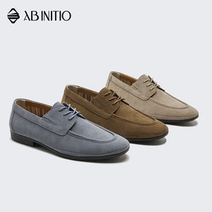 Costume en cuir pur pour hommes, facile à porter, à semelle plate, chaussures italiennes, mode personnalisée, - Product Image 6