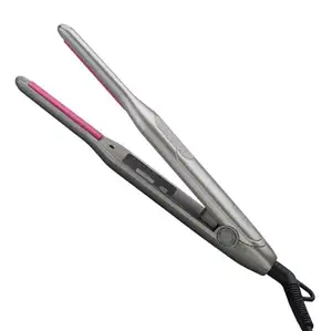 Multifunctional 7mm संकीर्ण पेशेवर नकारात्मक आयन नैनो टाइटेनियम 240 डिग्री सिरेमिक बाल straightener के लिए पुरुषों छोटे बाल