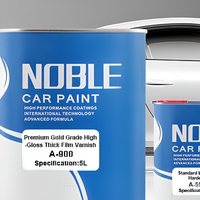 Kit de vernis transparent 2K de qualité supérieure standard avec durcisseur et diluant pour la rénovation automobile