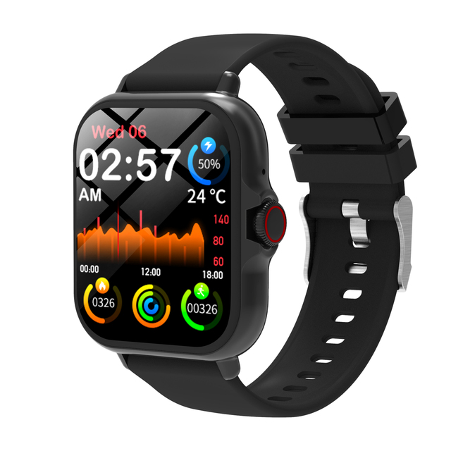 2025 New Sports Smart Bracelet for Men & Women 1.83-inch HD Screen TB39 Full Touch BT Calling IP67 Waterproof Silica Gel Band