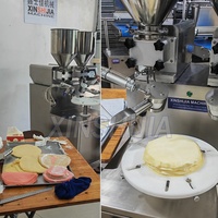 Machine à laminer la pâte Chapati entièrement automatique Machine à fabriquer les crêpes industrielles et commerciales à mille couches Machine à presser les croûtes