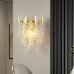 <span class=keywords><strong>Lustre</strong></span> en verre à plumes, design nordique moderne, inspiré de la nature, pour restaurant, salle à manger haut de gamme, galerie d'art, condo de luxe - Product Image 3