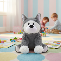 Jouets en peluche lestés Verzwaarde Knuffel 2kg avec logo personnalisé, en coton PP, portables, amovibles et lavables pour soulager l'anxiété en avion