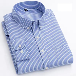 <span class=keywords><strong>Camicia</strong></span> <span class=keywords><strong>Oxford</strong></span> Classica da Uomo in Cotone 100% di Alta Qualità, <span class=keywords><strong>Slim</strong></span> <span class=keywords><strong>Fit</strong></span>, Formale, a Maniche Lunghe, Tinta Unita, Antipiega, Nuova Collezione - Product Image 1