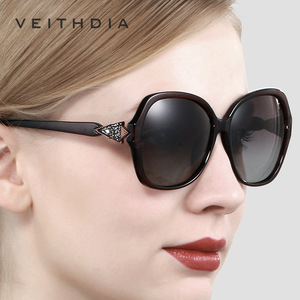 Veithdia Gafas de sol polarizadas para mujer UV400 tipo 3 con lentes TAC y montura de plástico y metal para conducir, pescar, moda - Product Image 4