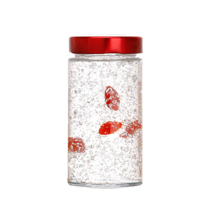 Frascos de vidrio de miel para almacenamiento de alimentos de 75ml a 380ml con tapa de rosca de metal para almacenamiento de Nido de Pájaro de almeja de goma de flor - Product Image 5