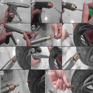 <span class=keywords><strong>Kit</strong></span> Outil Pistolet <span class=keywords><strong>de</strong></span> Réparation <span class=keywords><strong>de</strong></span> Pneus <span class=keywords><strong>Tubeless</strong></span> pour Moto avec Jeu <span class=keywords><strong>de</strong></span> Mèches – Outils <span class=keywords><strong>de</strong></span> Réparation Essentiels pour Véhicules - Product Image 4