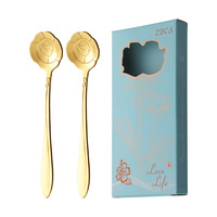LFS invités souvenirs de mariage en acier inoxydable Dessert Café Remuer Cuillère Fleur Sakura Cuillère Costume
