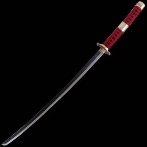 <span class=keywords><strong>Katana</strong></span> en bambou rouge Roronoa <span class=keywords><strong>Zoro</strong></span>, nouvelle collection populaire <span class=keywords><strong>de</strong></span> l'anime One Piece, accessoire <span class=keywords><strong>de</strong></span> cosplay, pour collection et décoration - Product Image 5