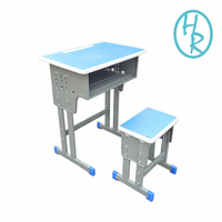 Vente directe d'usine, ensemble de bureau et chaise d'école moderne, écologique, durable, réglable en hauteur, meubles en bois vert pour salle de classe