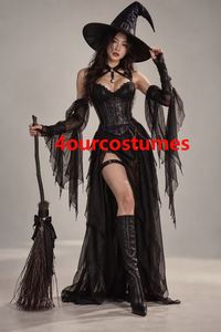 Vestido de Princesa para Fiesta Formal, Disfraz de Bruja para Niña, Capa para Halloween, Disfraces de Cosplay - Product Image 1