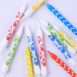 شمعة كيك كب كيك صغيرة مطبوعة بألوان الماكرون لتزيين حلويات كعكة عيد الميلاد - Product Image 4