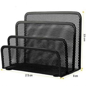 Desk Mail <b>Organizer</b> Small <b>File</b> Holders Letter <b>Organizer</b> Metal Mesh Desktop Document/Filing/Folders/Paper <b>Organizer</b> - Product Image 3