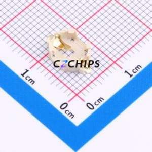 BS-621-B4AA001-R Button & Strip Battery Connector SMD Connector Battery Holder CR621 Phosphor Bronze Gold - Product Image 1