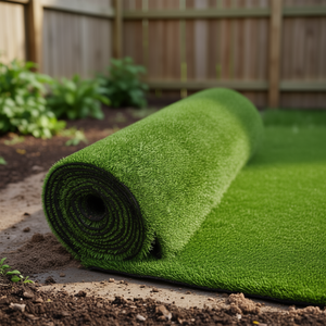 Césped Artificial de 4.9'x32.8', 20mm de Altura, Alta Densidad, para Uso en Patios Traseros - Product Image 2