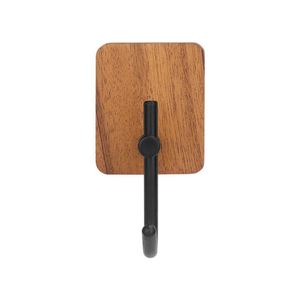 WEKIS High Quality Eco-Friendly Golden Wooden Multifunctional <b>Bathroom</b> Wall <b>Hooks</b> for Bathrobes and Accessories - Product Image 2