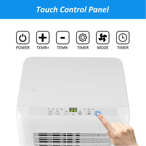Climatiseur portable 7000 BTU à installation facile avec télécommande, écran LED et déshumidificateur puissant - Product Image 5