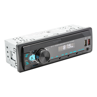 BQCC 12V 1-DIN Universal Auto Radio FM BT AUX USB/WAV MP3 Player AI Sprachsteuerung Medien-Stereoanlage mit Telefonladefunktion und 1 Jahr Garantie Autoradio