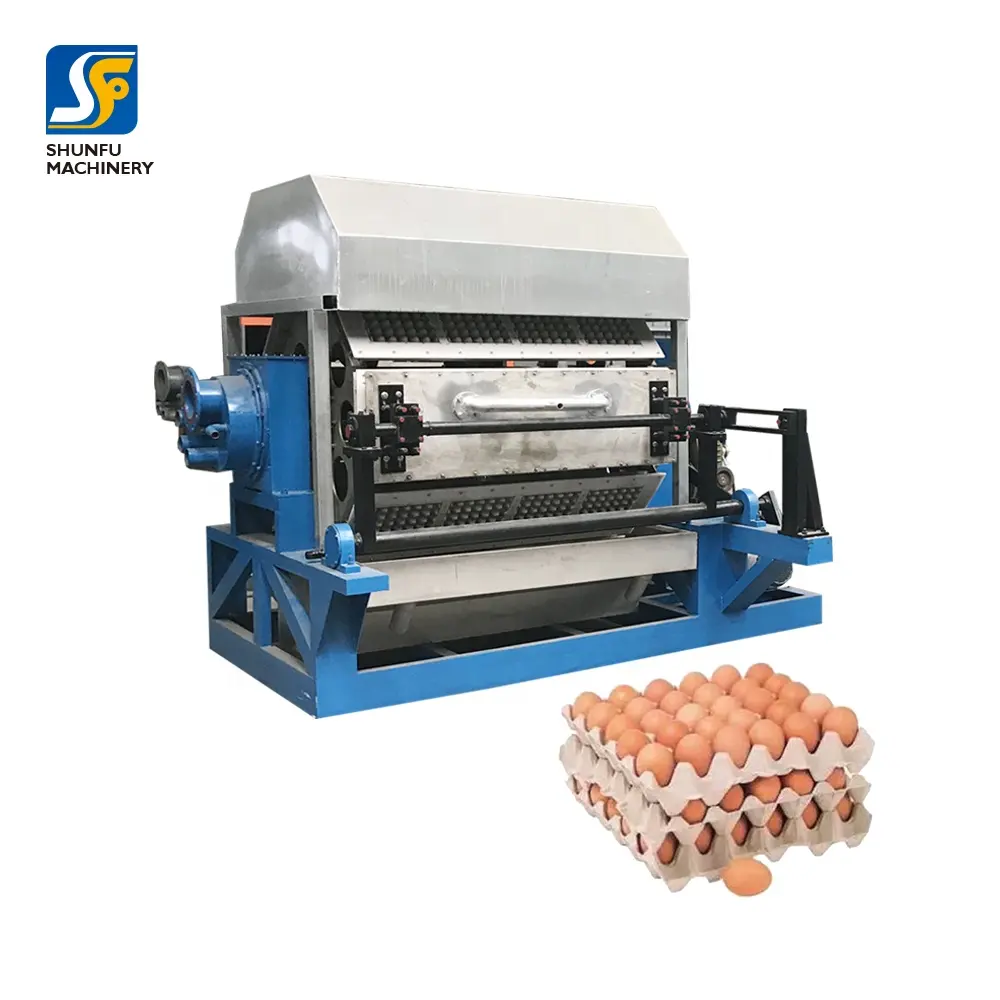 Paper Making Plant Paper Pulp Egg Tray Machine Egg Plate Making Machine Small Egg Tray Manufacturing Plant