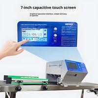 Mesin Pengkode Telur Otomatis 6 Nozzle Baru, Printer Inkjet, Dukungan Fleksibel Multifungsi, Tinta Cepat Kering, Kartrid Tinta Food Grade