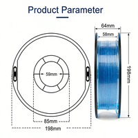 Filament d'imprimante 3D PLA 1,75 mm 1 kg, vente en gros de filament 3D, tiges en plastique PETG/ASA/TPU/PLA pour impression 3D