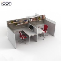 Meubles de bureau commerciaux Cabines d'angle obtus à 120 degrés Meubles de bureau