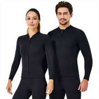 DIVE&SAIL Nouvelle combinaison de plongée en néoprène + nylon 2MM pour femmes et hommes, deux pièces, épaisse et chaude, pour la plongée, la plongée avec tuba, le surf et la natation