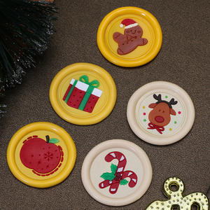 Новая Рождественская серия восковых печатей, колокольчик снеговика, новогодняя елка, медная печать, поздравительная открытка, конверт, запечатывание, воск, латунный штамп - Product Image 4