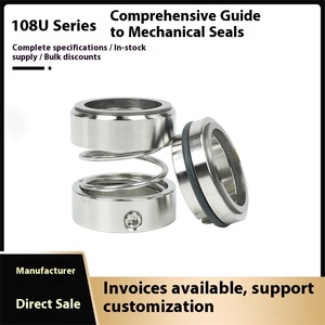 Nhiệt độ cao 108u loạt con dấu cơ khí 25/30/35/40 hợp kim thép không gỉ nước/trục/máy con dấu - Product Image 3